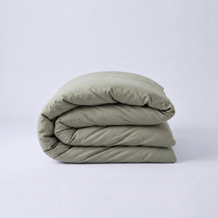Husă de pilotă TENCEL™ percale împăturită, culoarea Laurel Green