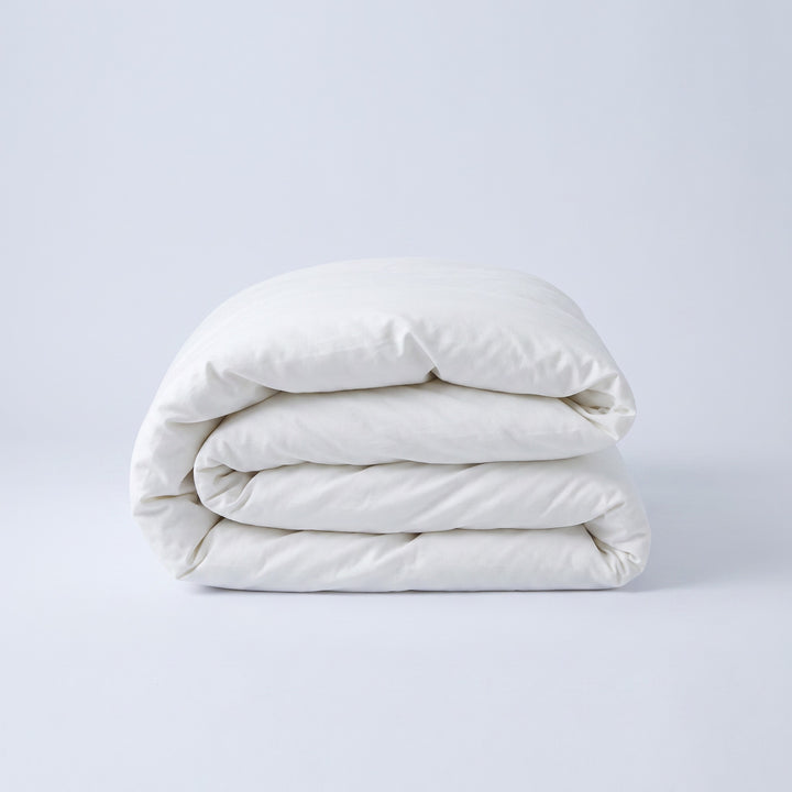Husă de pilotă TENCEL™ percale împăturită, culoarea Snow White