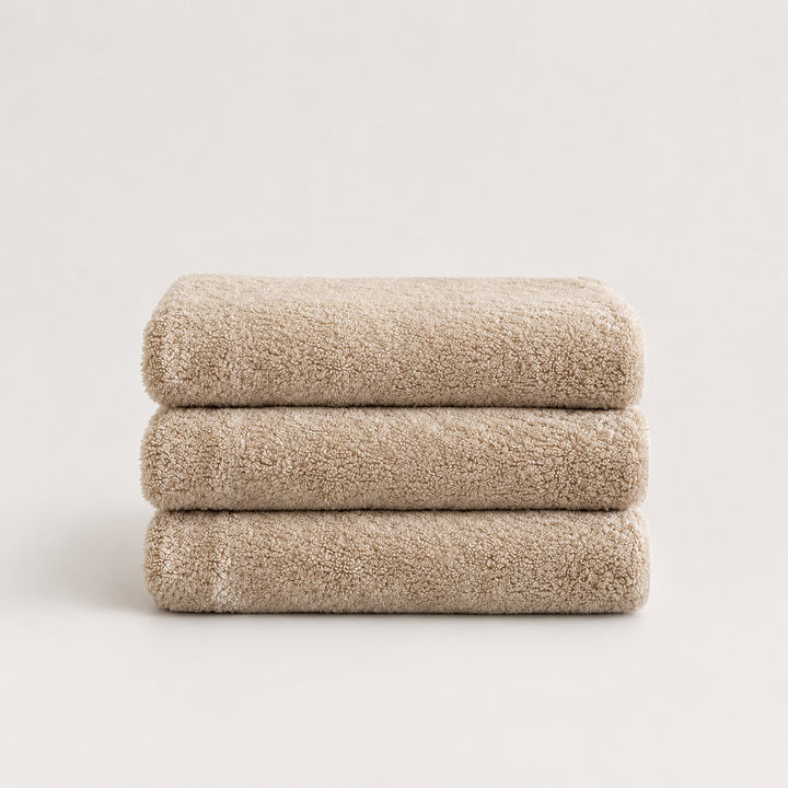 Prosoape TENCEL™ și bumbac 700 gsm împăturite, culoarea Angora